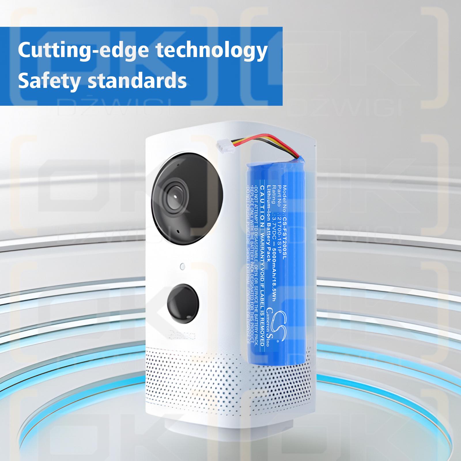 360 AB2L / 21700-1S1P 5000 mAh Li-ion 3,7 V (Cameron Sino)