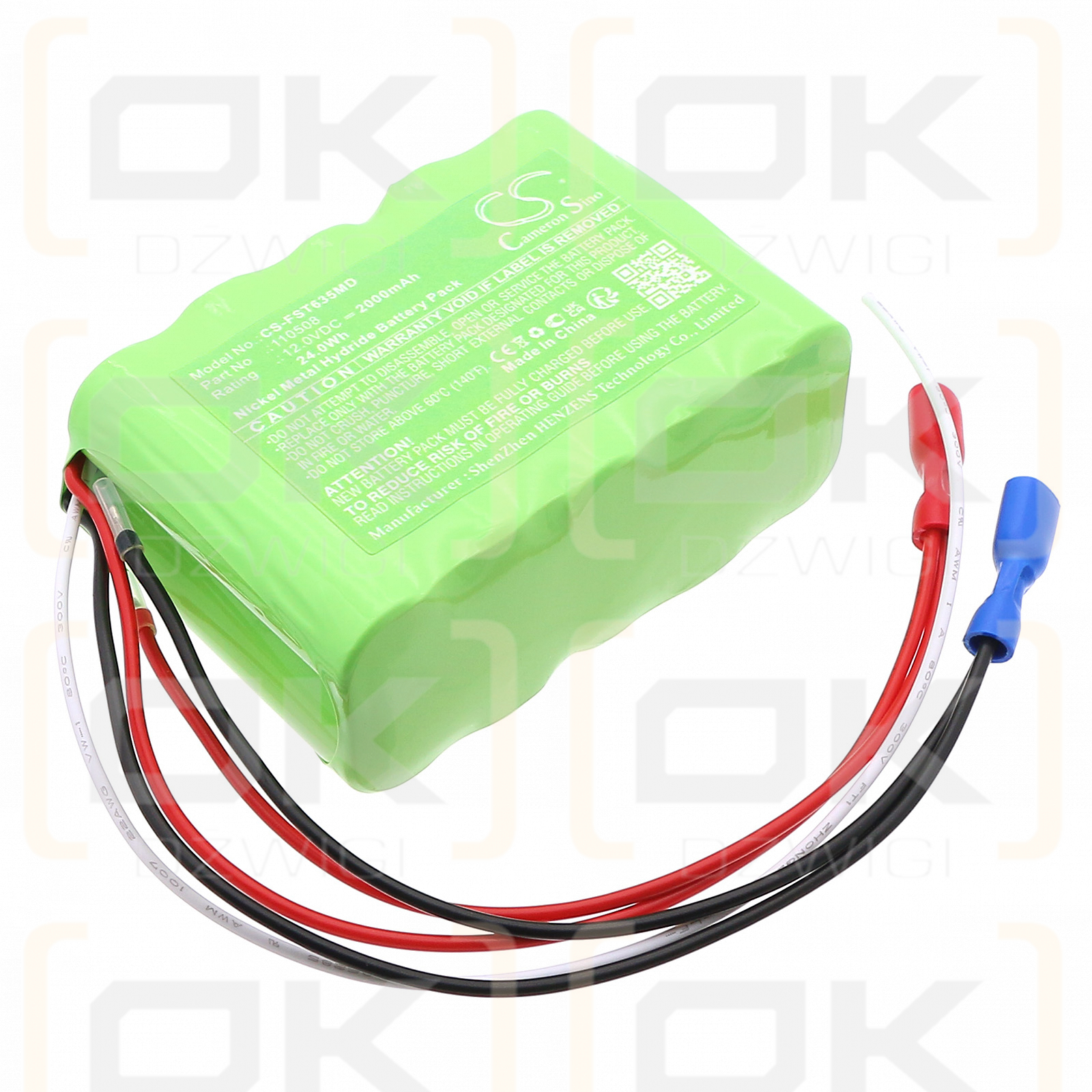 Fahl Suction Unit Tracheoport / 110508 2000mAh Ni-MH 12.0V (Cameron Sino)
