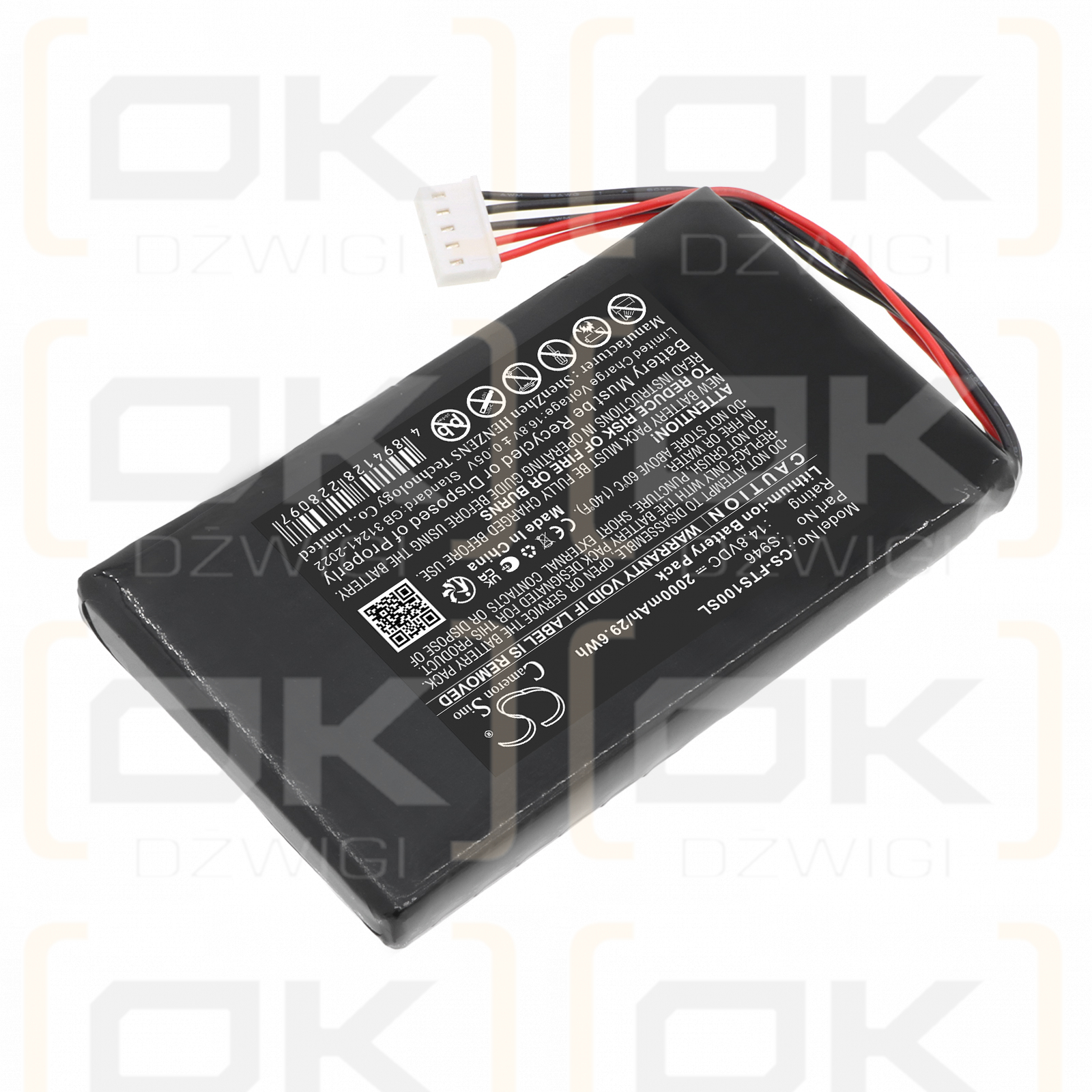 Bateria zamienna do Fitel  NJ001 / S946 2000 mAh Li-ion 14.8 V (Cameron Sino)