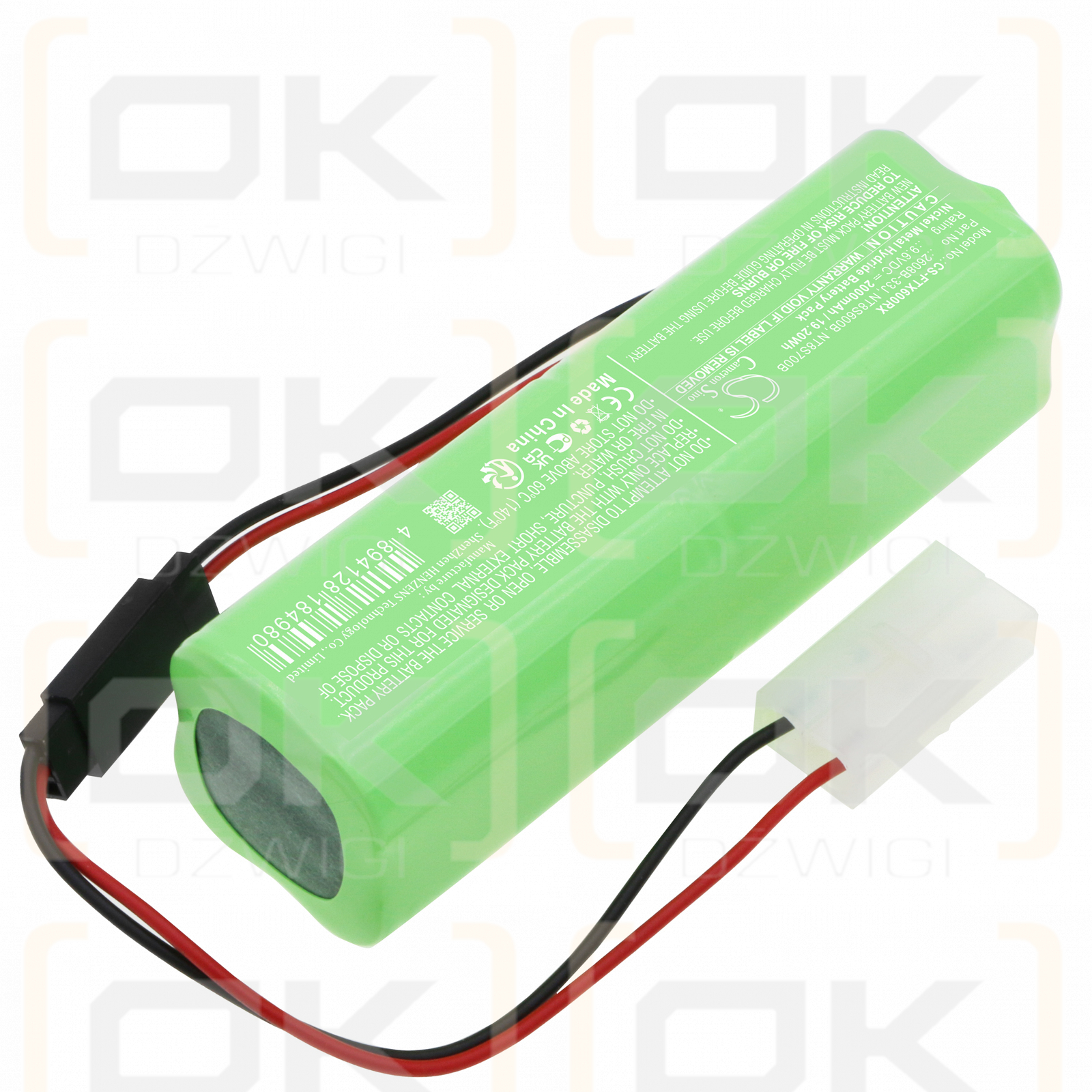 FUTABA NT8S / 2608B-33J 2000 mAh Ni-MH 9,6 V (Cameron Sino)