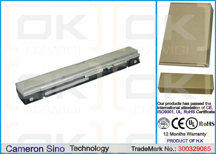 Fujitsu LifeBook P1610 / FMVNBP144 2600 mAh Li-Ion 10,8 V (Cameron Sino)