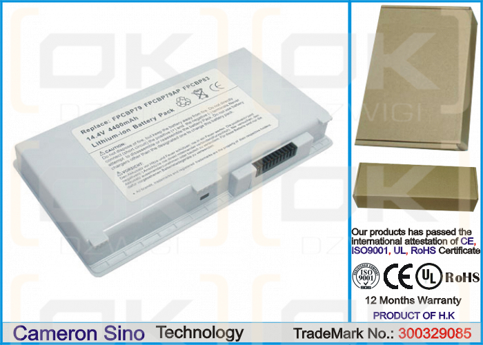 Fujitsu FMV-BIBLO NB75L/TS / 0644180 4400 mAh Li-ion 14.4 V (Cameron Sino)