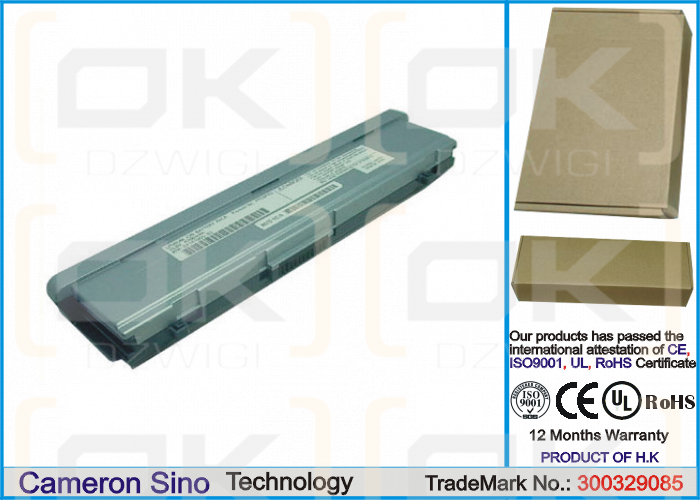 Fujitsu FMV-STYLISTIC TB93/B / FMVTBBP101 4400 mAh Li-ion 11.1 V (Cameron Sino)