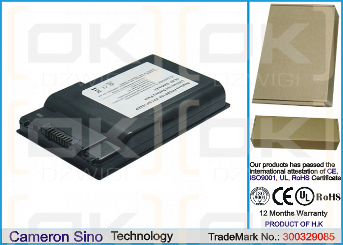 Fujitsu LifeBook N6410 / FPCBP104AP 4400 mAh Li-Ion 10,8 V (Cameron Sino)