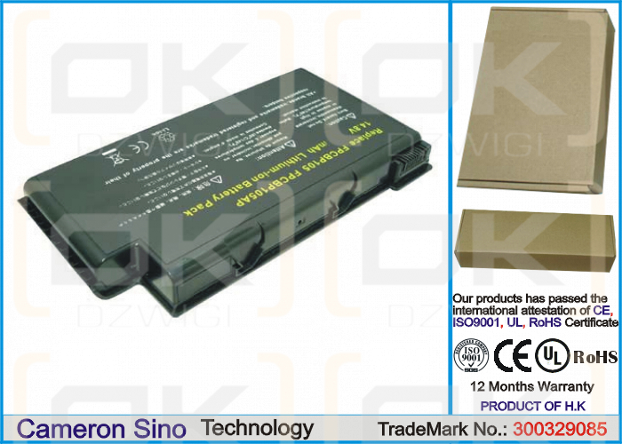 Fujitsu LifeBook N6220 / FPCBP105 4400 mAh Li-ion 14.8 V (Cameron Sino)