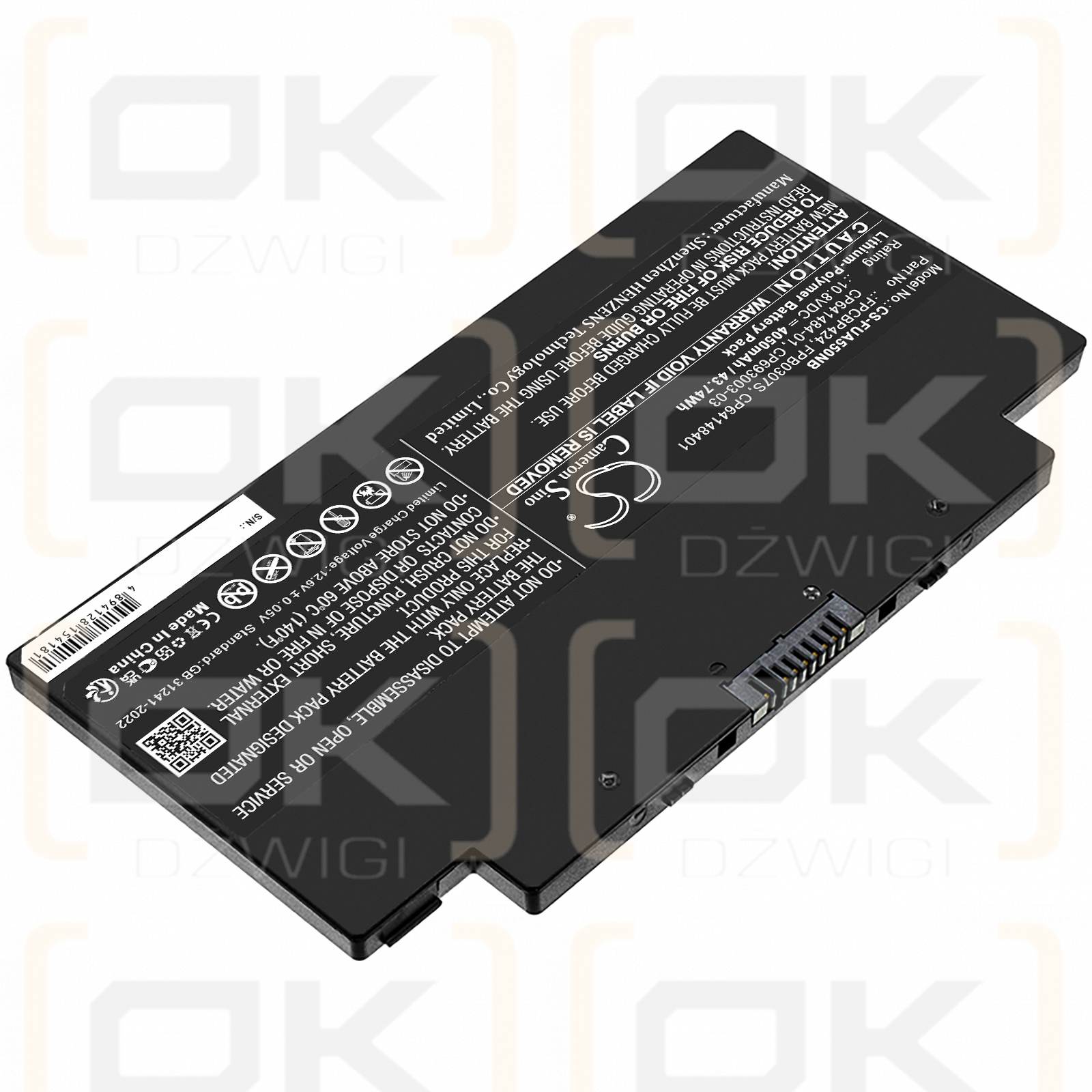 Fujitsu LifeBook A3510 / CP641484-01 4050mAh Li-Polymer 10.8V (Cameron Sino)