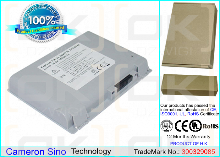Fujitsu FMV-BIBLO NB16B / FPCBP42 3400 mAh Li-ion 10.8 V (Cameron Sino)