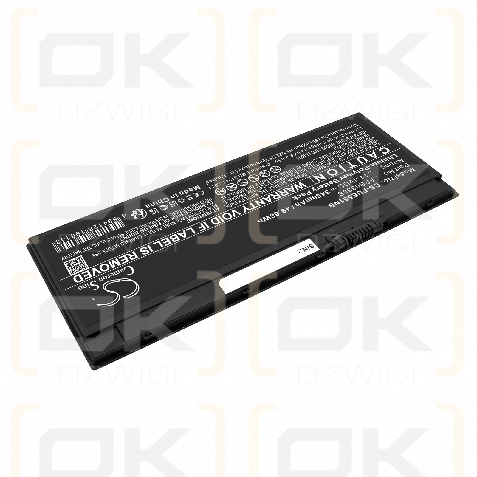 Fujitsu Lifebook U7470MP590DE / CP721834-01 3450mAh Li-Polymer 14.4V (Cameron Sino)