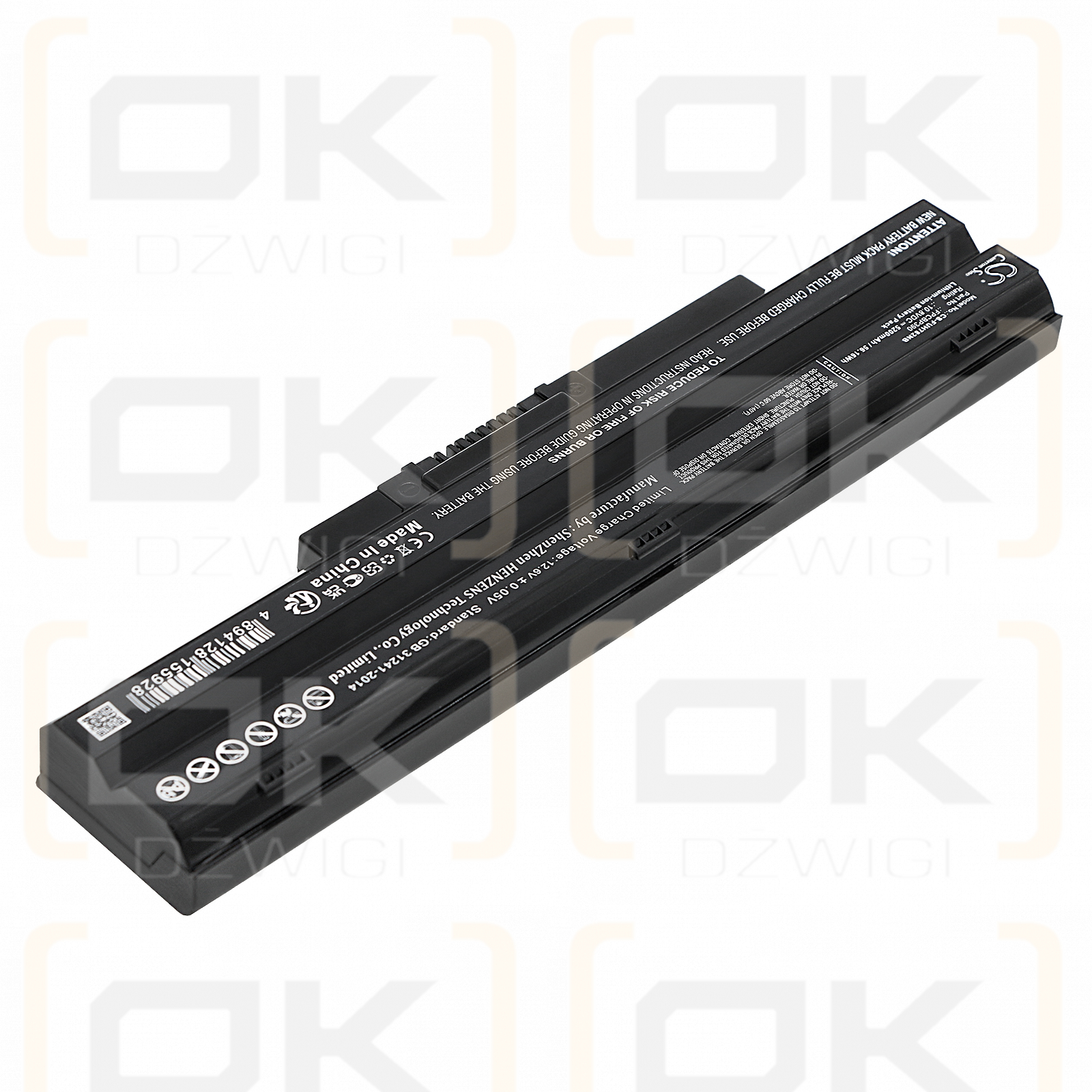 Fujitsu LifeBook SH782 / FPCBP390 5200mAh Li-ion 10.8V (Cameron Sino)