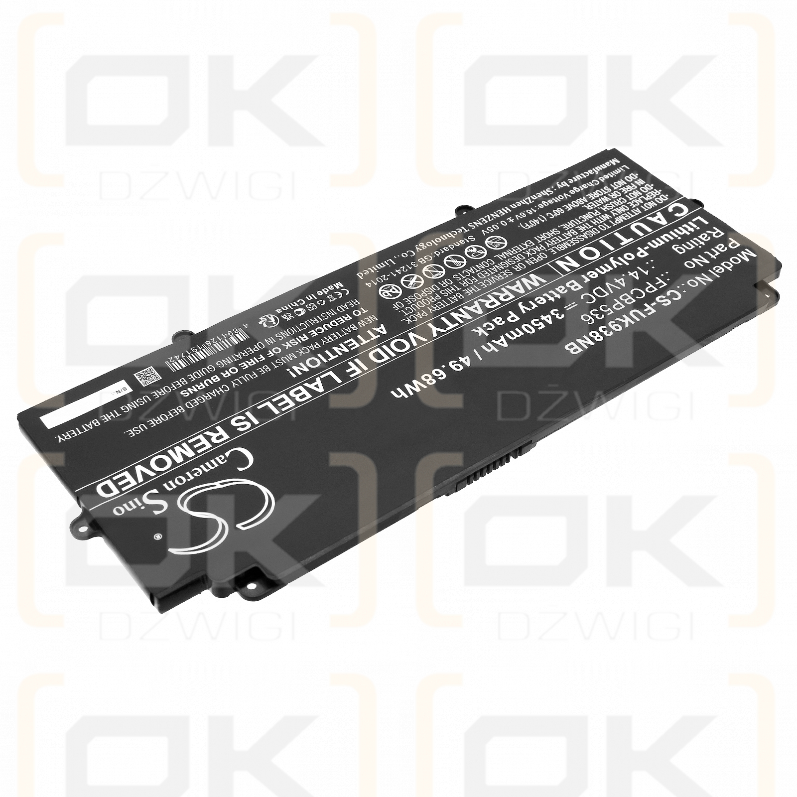 Fujitsu LifeBook U9311X VFY U9X11MF7DMIT / CP730401-01 3450mAh Li-Polymer 14.4V (Cameron Sino)