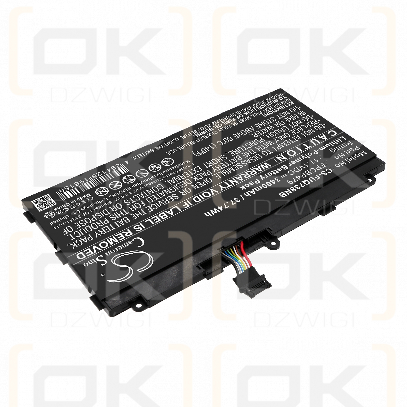 Fujitsu Stylistic Q616 / CP690859 3400 mAh Li-Polymer 11,1 V (Cameron Sino)