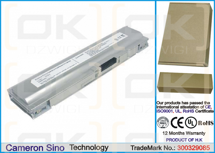 Fujitsu Lifebook B3010D / FMVNBP117 4400 mAh Li-ion 10.8 V (Cameron Sino)