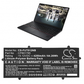 Fujitsu LifeBook U7512 / CP801785 4250 mAh Li-Polymer 15,12 V (Cameron Sino)