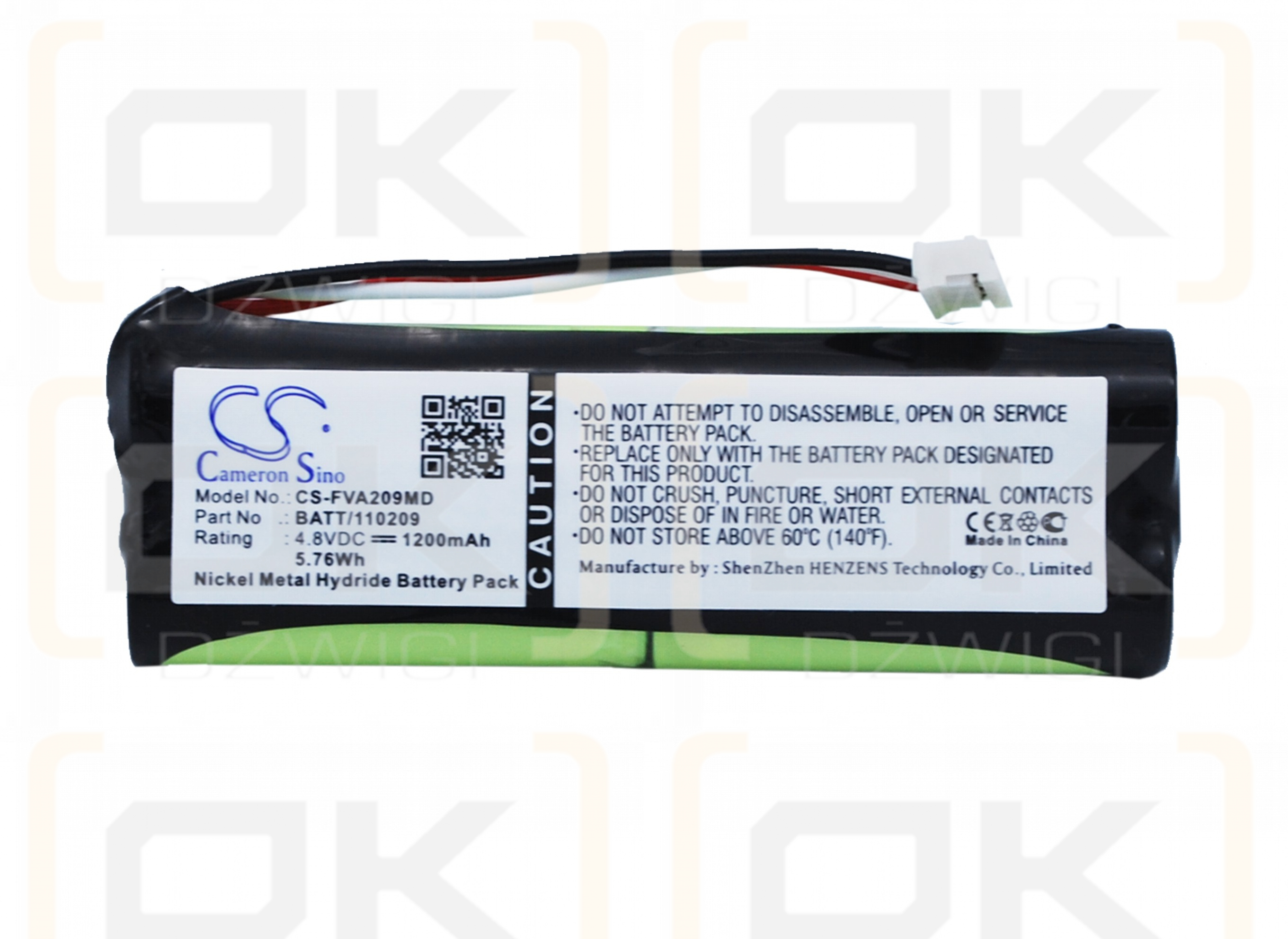 Bomba ambulatoria Ambix Activ / Z200045-6-200 1200mAh Ni-MH 4.8V (Cameron Sino)