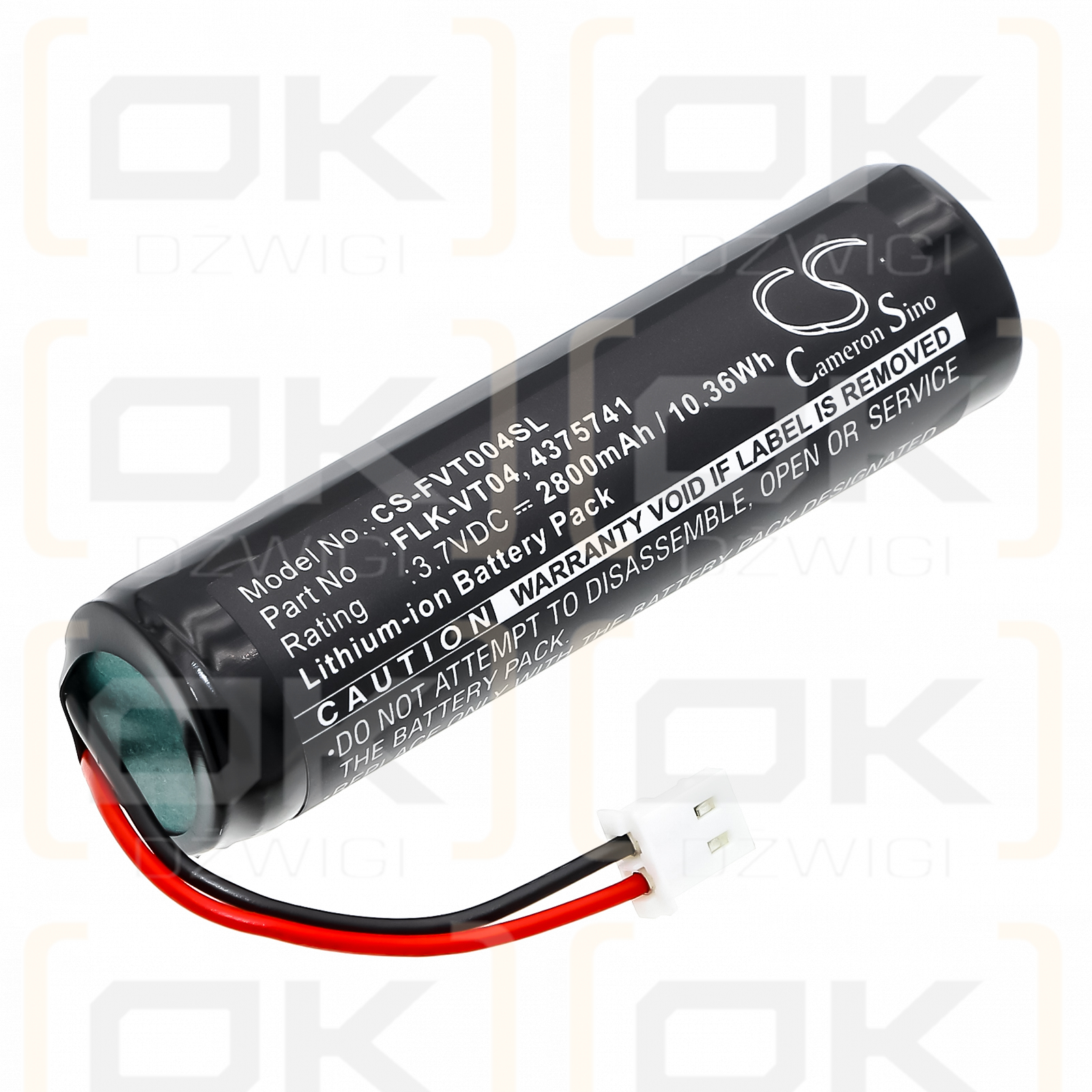 Fluke VT04 IR Thermometer / FLK-VT04 2800mAh Li-ion 3.7V (Cameron Sino)