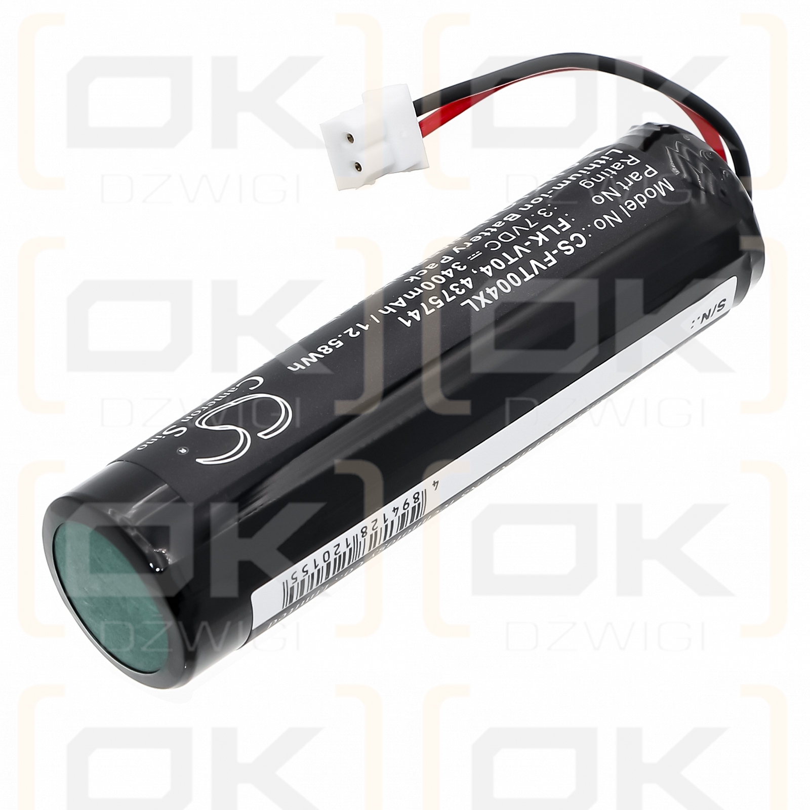 Fluke VT04 IR Thermometer / FLK-VT04 3400mAh Li-ion 3.7V (Cameron Sino)