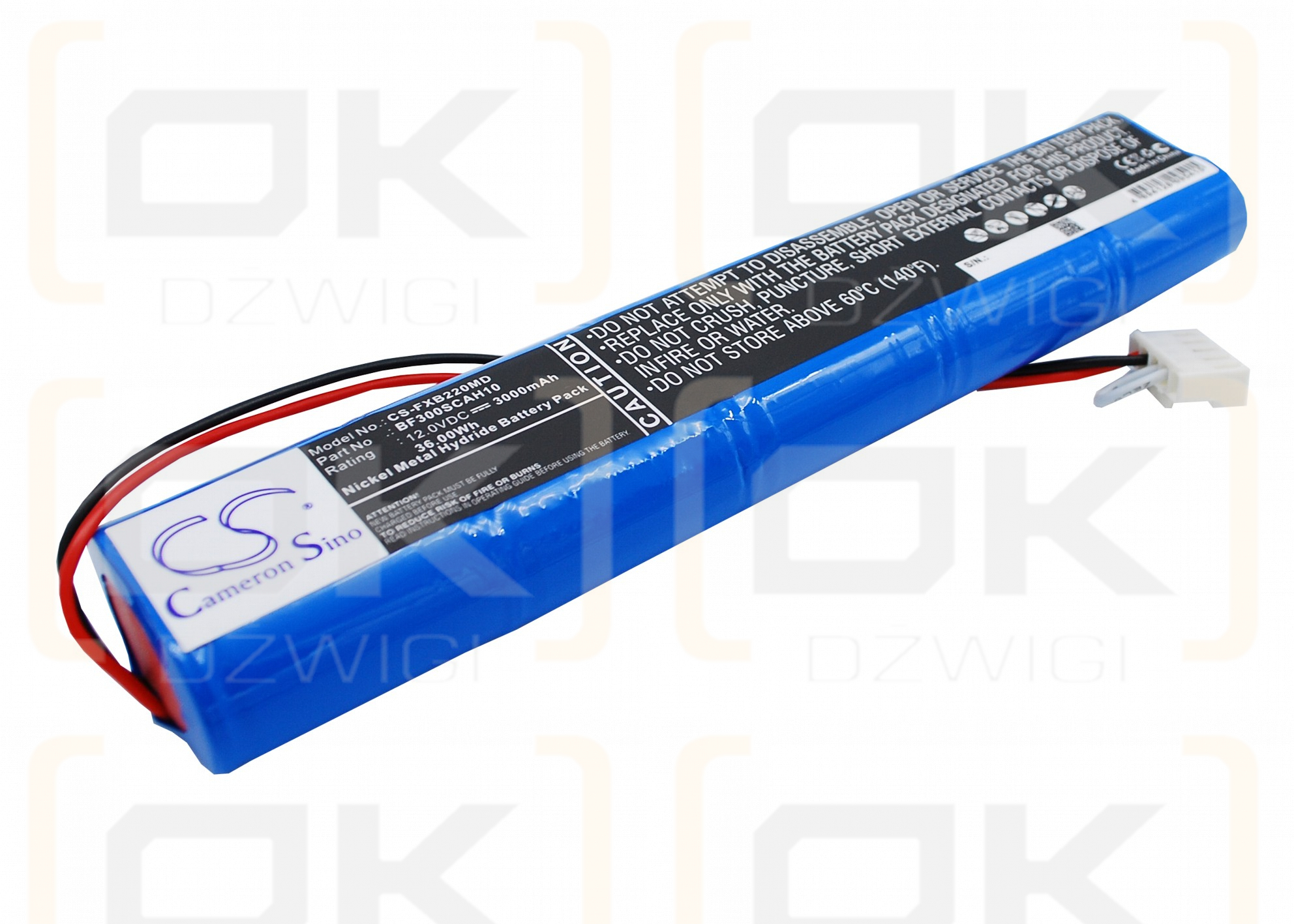 Fukuda FCP-2201 / BF300SCAH10 3000 mAh Ni-MH 12,0 V (Cameron Sino)