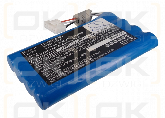 Fukuda ECP-7641 / 8/HRY-4/3AFD 3800mAh Ni-MH 9.6V (Cameron Sino)