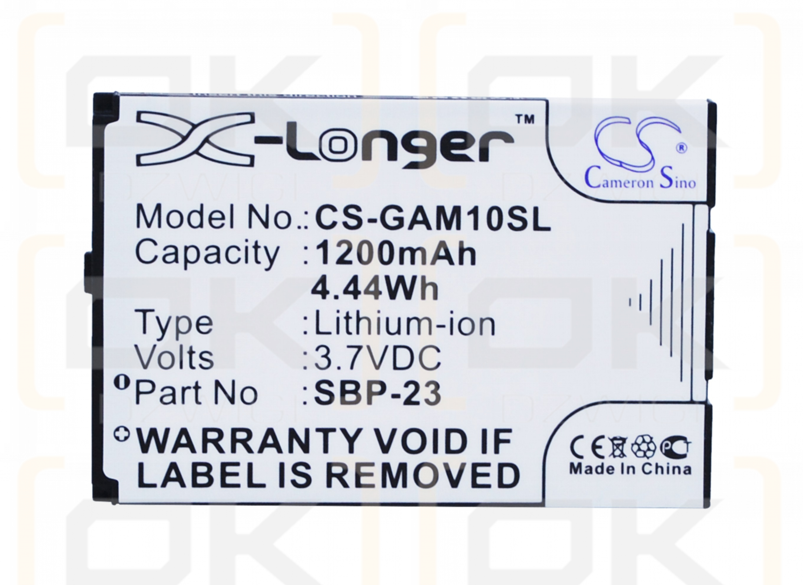 Asus T20 / SBP-23 1200 mAh Li-Ion 3,7 V (Cameron Sino)