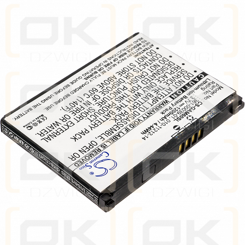 Ersatzakku für Garmin nuvifone G60 / 361-00039-01 1200 mAh Li-Ion 3,7 V (Cameron Sino)
