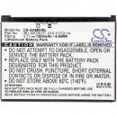Ersatzakku für Garmin nuvifone G60 / 361-00039-01 1200 mAh Li-Ion 3,7 V (Cameron Sino)