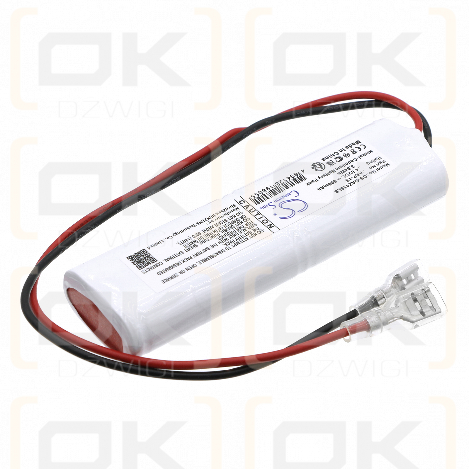 GAZ 5161000415 / AAP-4S 800 mAh Ni-CD 4,8 V (Cameron Sino)