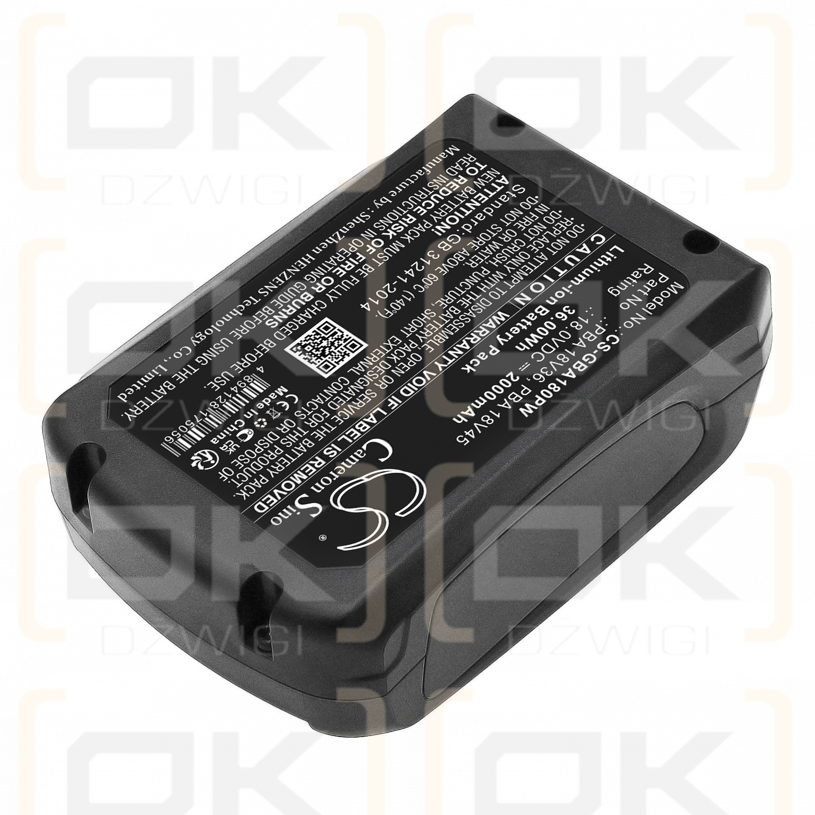 Gardena 14621-55 / PBA 18V36 2000mAh Li-ion 18.0V (Cameron Sino)