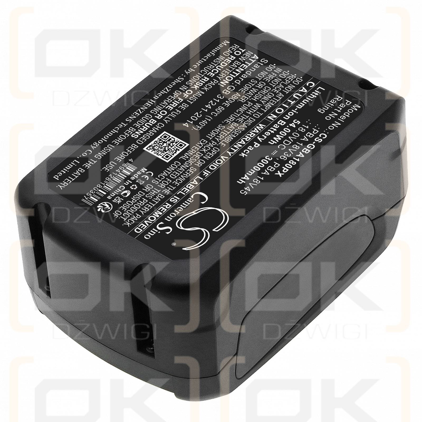 Gardena 14621-55 / PBA 18V36 3000mAh Li-Ion 18,0V (Cameron Sino)