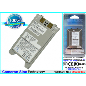 Batería de repuesto para Panasonic TX310 / EB-BSD92B, 700 mAh, iones de litio, 3,7 V (Cameron Sino)