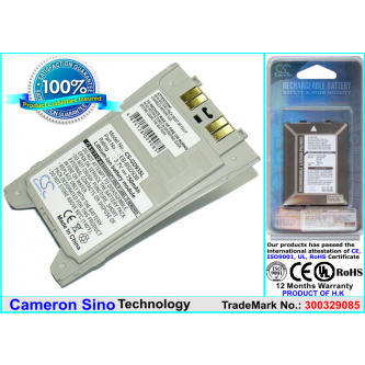 Batería de repuesto para Panasonic GD93 / EB-BSD93B, 750 mAh, iones de litio, 3,7 V (Cameron Sino)