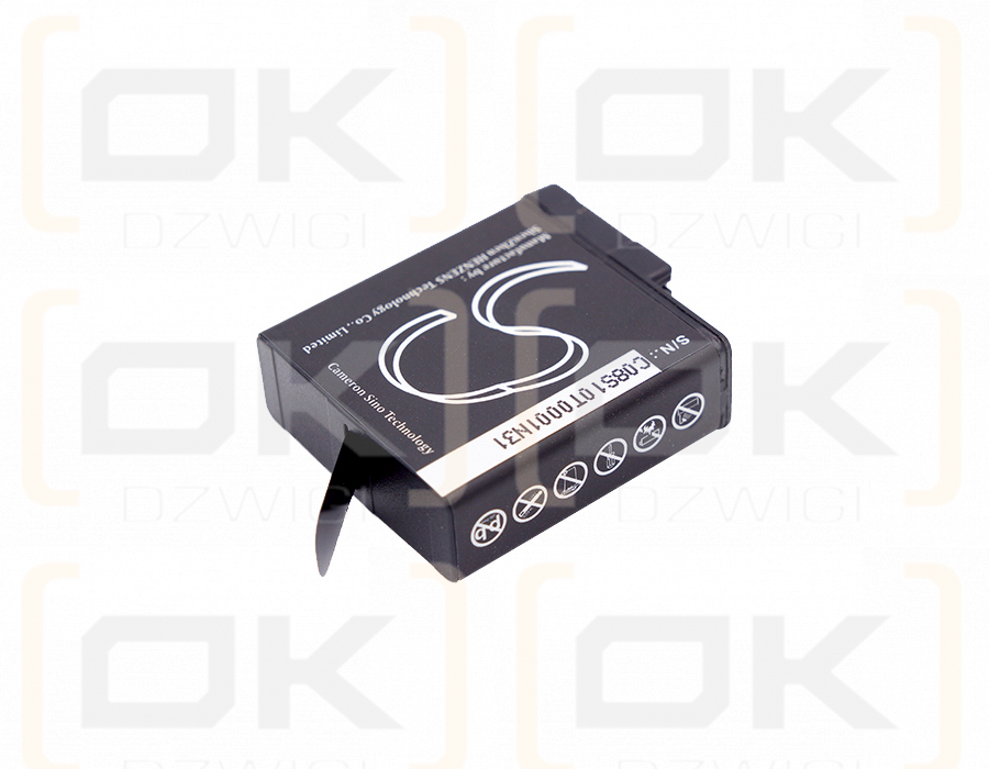 GoPro HD8.01 / AHDBT-501 900mAh Li-ion 3.85V (Cameron Sino)