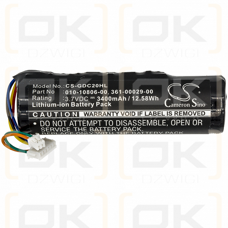 Sistema Astro Garmin DC40 / 010-10806-00 3400mAh Li-ion 3.7V (Cameron Sino)