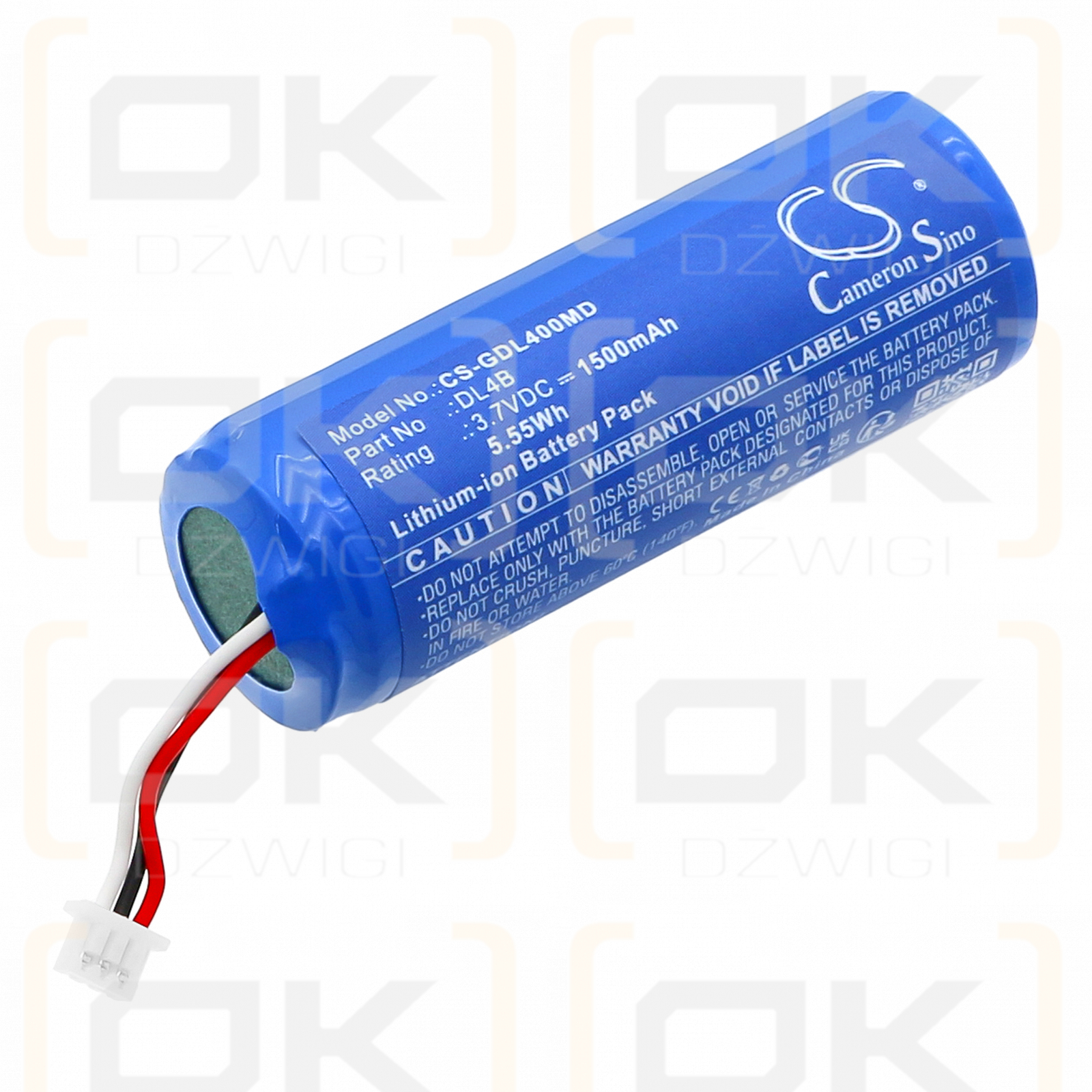 3GEN DermLite DL4W / DL4-1306a 1500mAh Li-ion 3.7V (Cameron Sino)