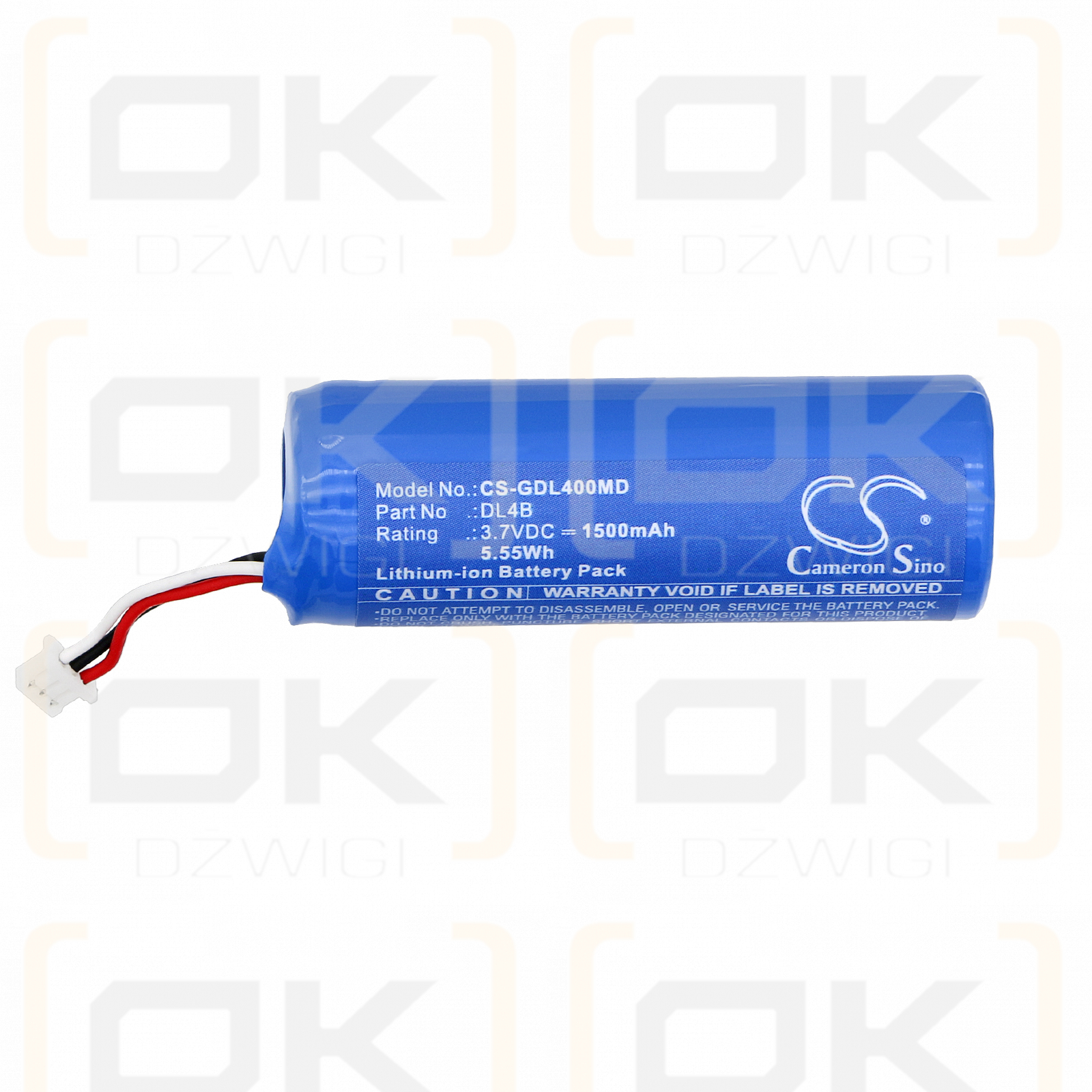 3GEN DermLite DL4W / DL4-1306a 1500mAh Li-ion 3.7V (Cameron Sino)