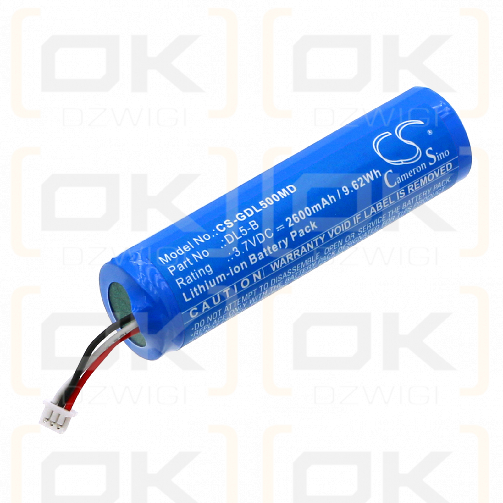 3GEN DermLite DL5 / 147379 2600 mAh Li-Ion 3,7 V (Cameron Sino)