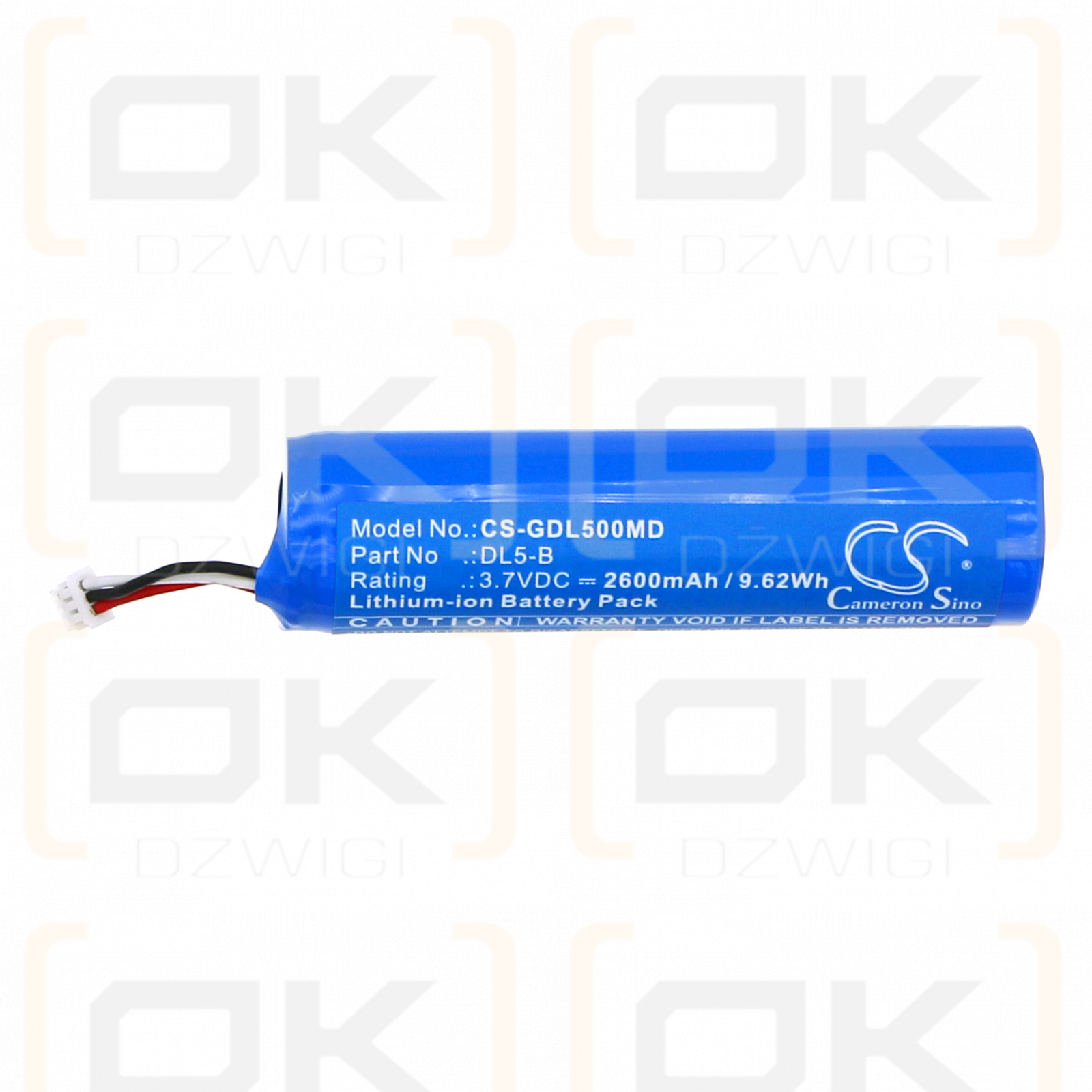 3GEN DermLite DL5 / 147379 2600 mAh Li-Ion 3,7 V (Cameron Sino)