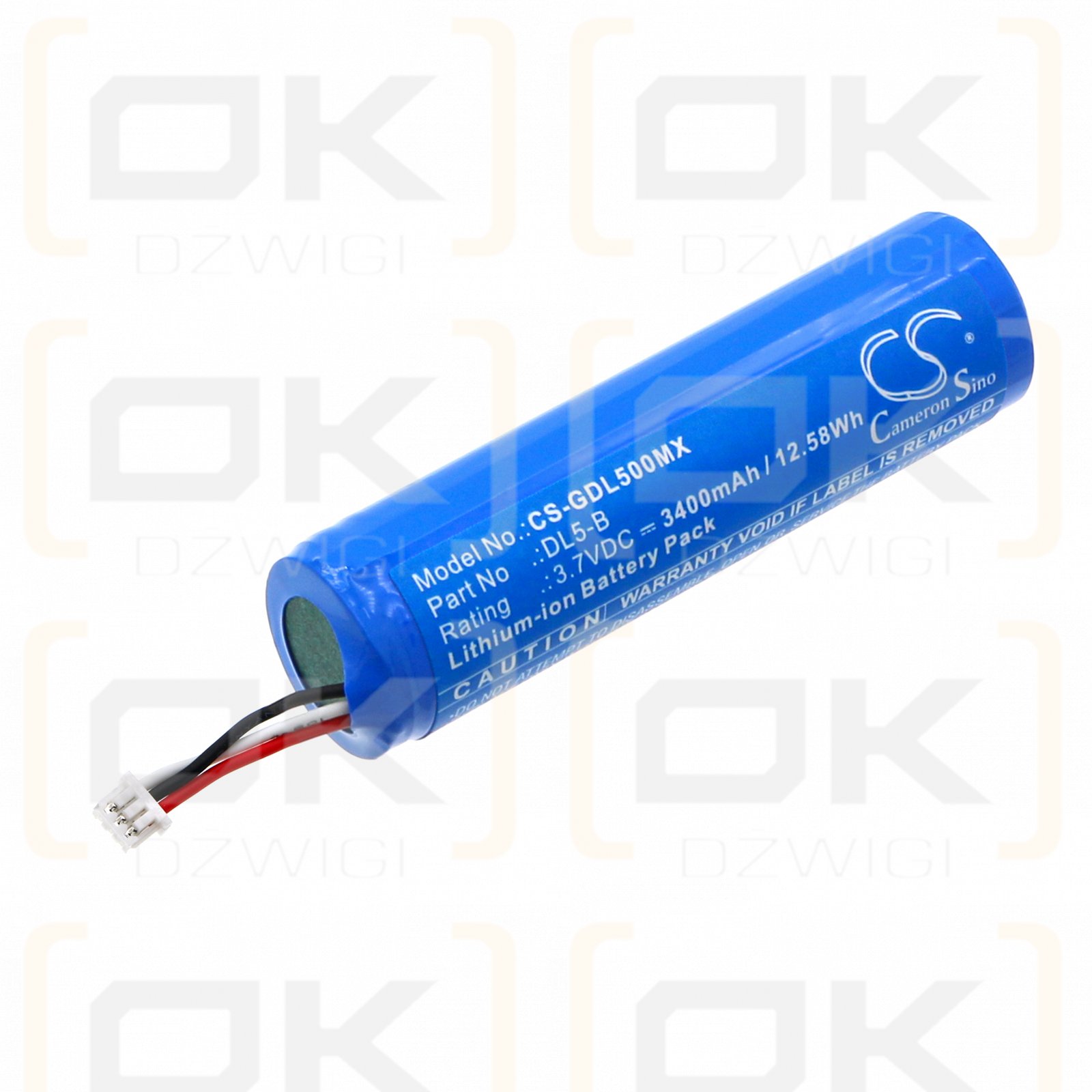 3GEN DermLite DL5 / 147379 3400 mAh Li-Ion 3,7 V (Cameron Sino)