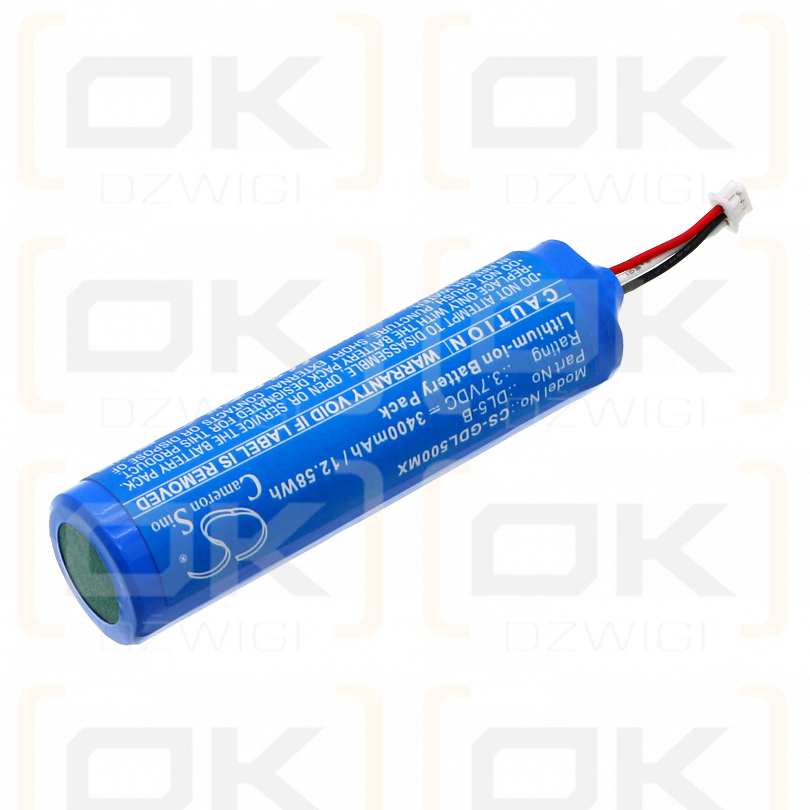 3GEN DermLite DL5 / 147379 3400mAh Li-ion 3.7V (Cameron Sino)