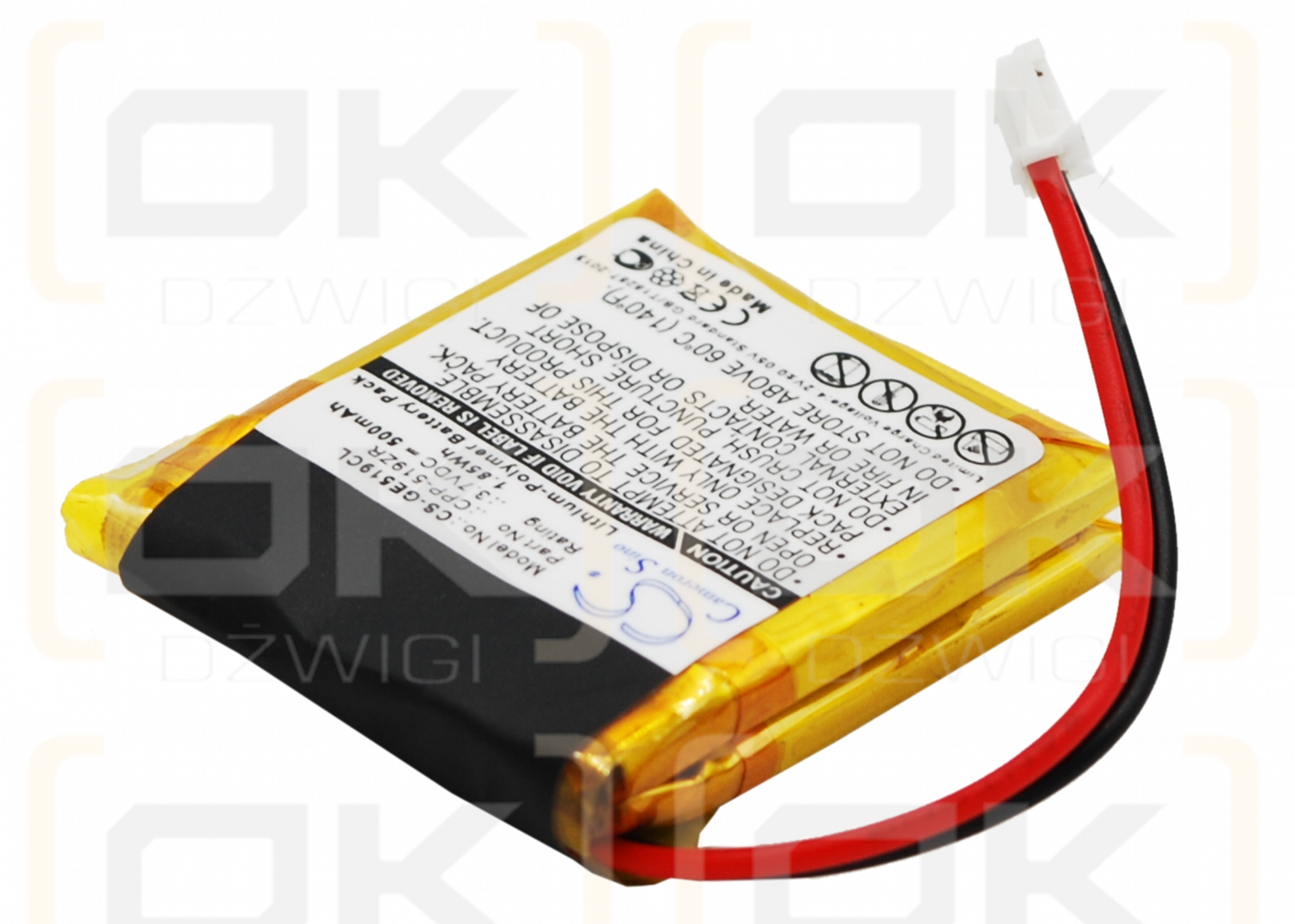 RCA F8041A / CPP-519Z3 500mAh Li-Polímero 3.7V (Cameron Sino)