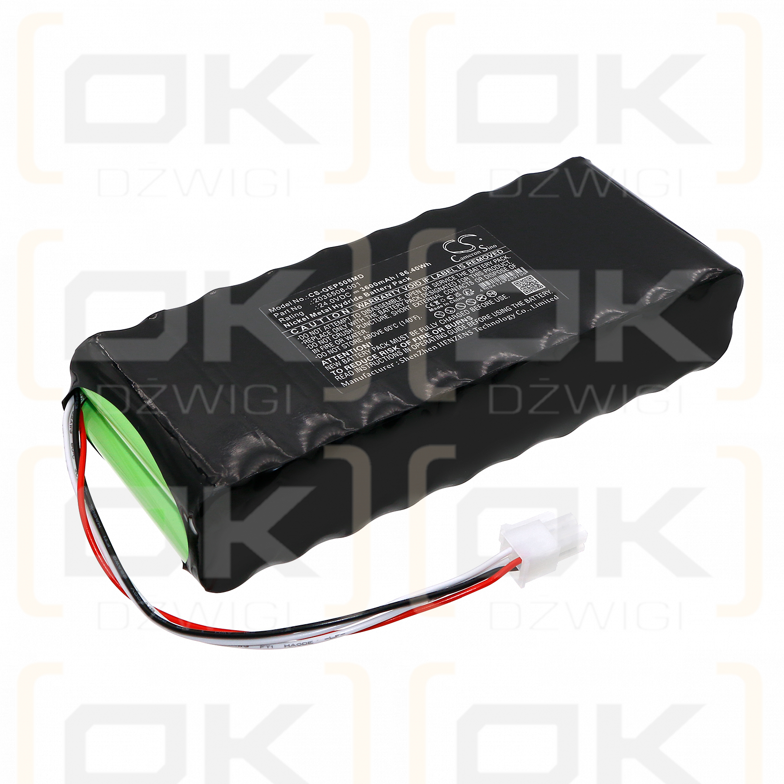 Criticare ELB Externes Netzteil / 2035508-001 3600 mAh Ni-MH 24,0 V (Cameron Sino)