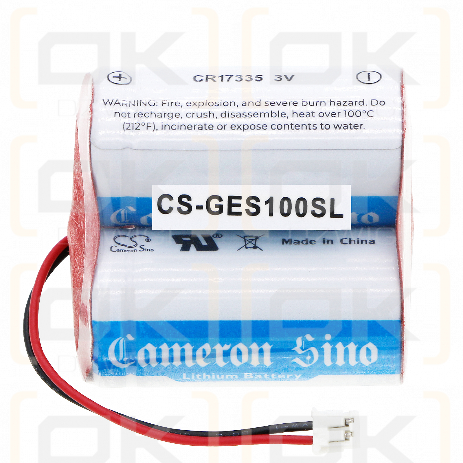 Glutz ES1 / CR-23ZCF2CN 2700mAh Li-MnO2 3.0V (Cameron Sino)