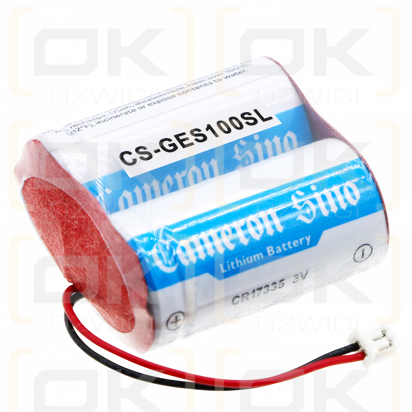 Glutz ES1 / CR-23ZCF2CN 2700mAh Li-MnO2 3.0V (Cameron Sino)