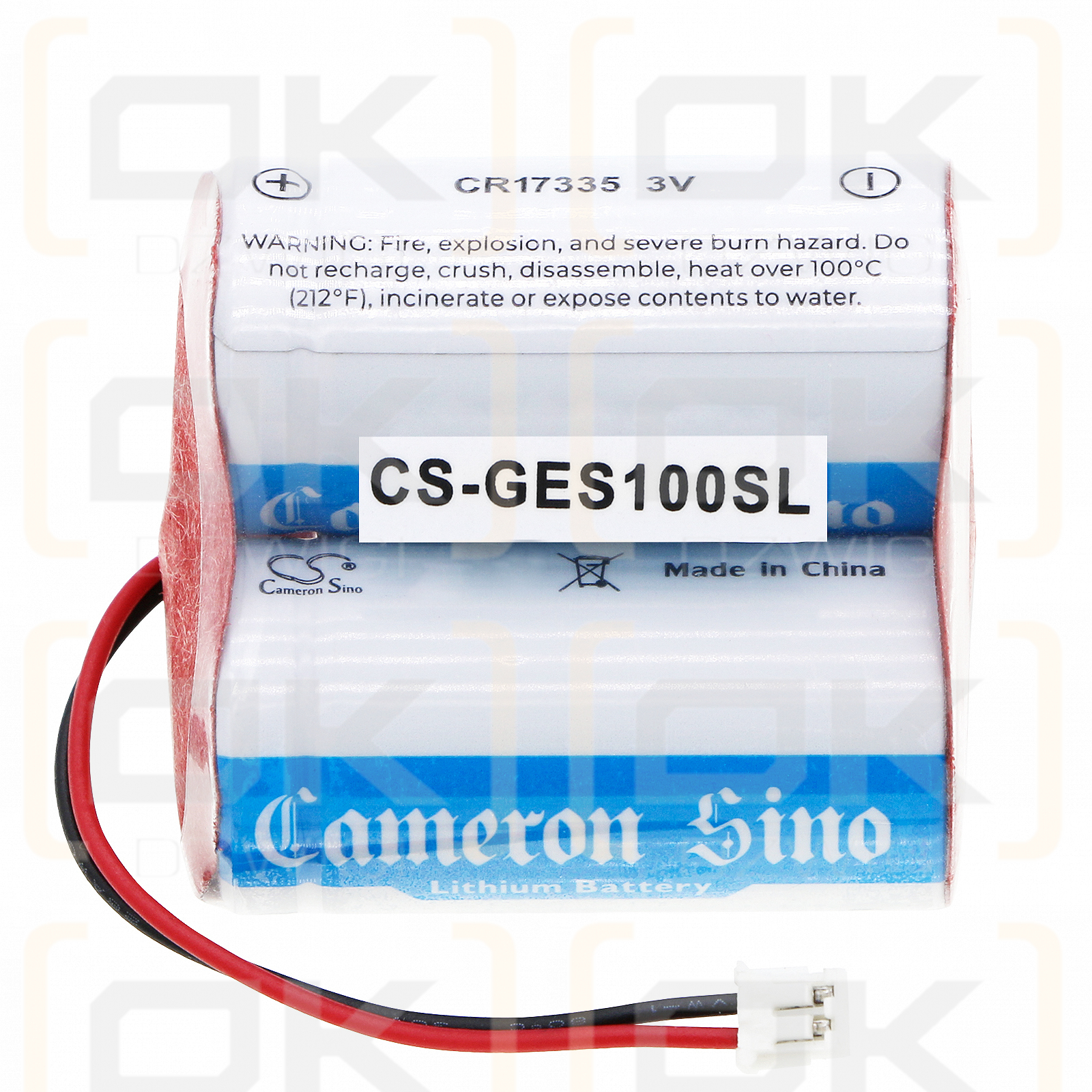 Glutz ES1 / CR-23ZCF2CN 2700 мАч Li-MnO2 3,0 В (Cameron Sino)