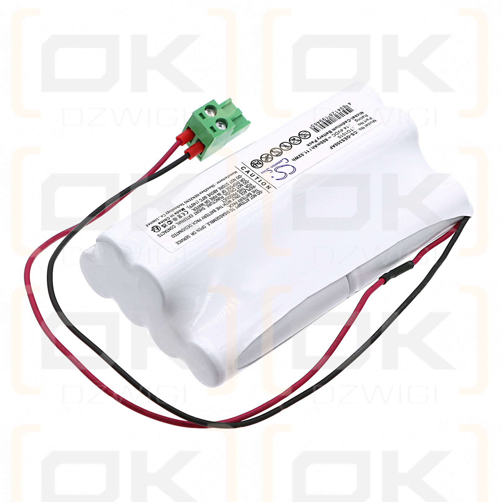 GEZE SL FR OK / TO1010 800mAh Ni-CD 14.4V (Cameron Sino)