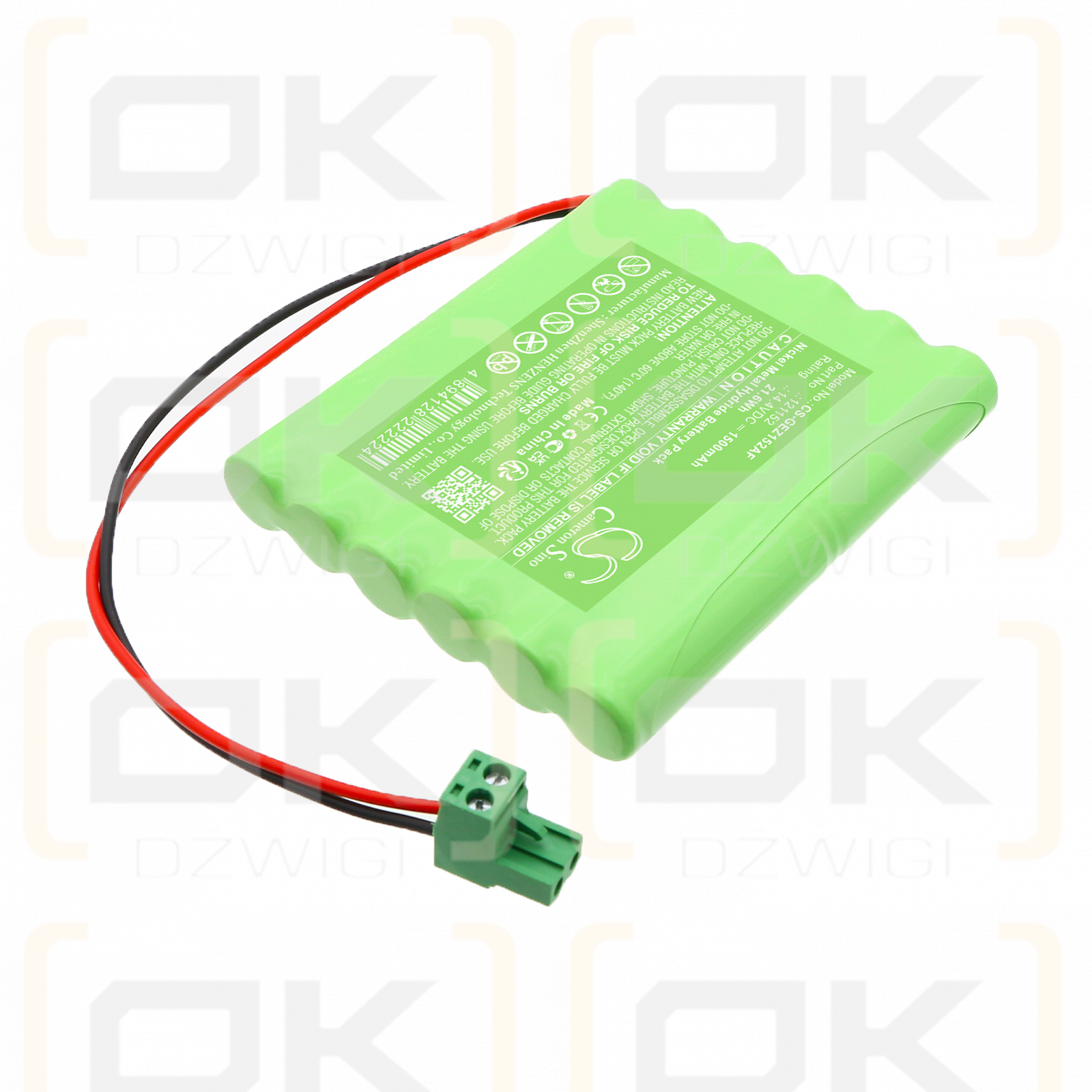 GEZE Ecconodrive EL / 121152 1500mAh Ni-MH 14,4V (Cameron Sino)