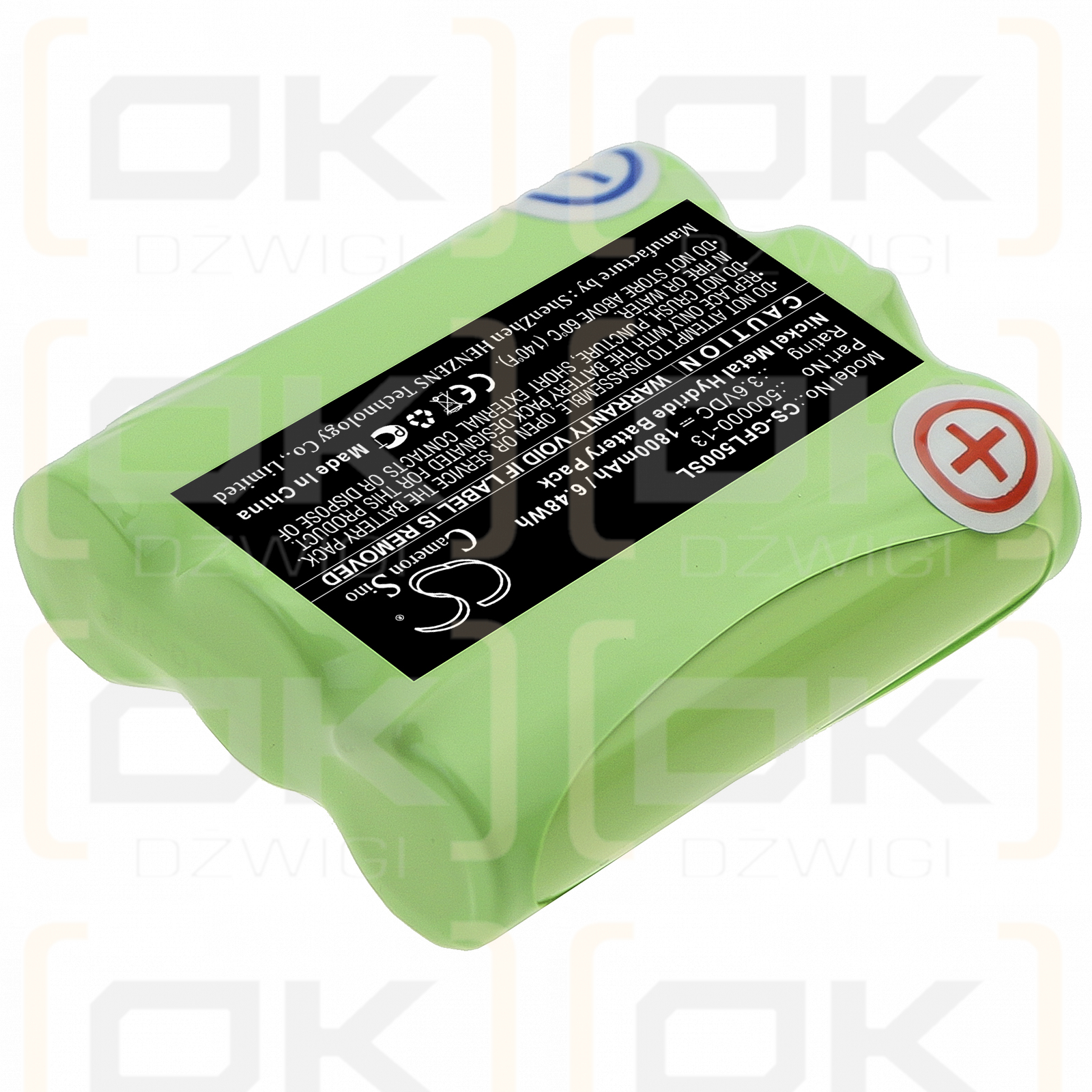 Geo-Fennel Multi-Liner FL 50 / 500000-13 1800mAh Ni-MH 3.6V (Cameron Sino)