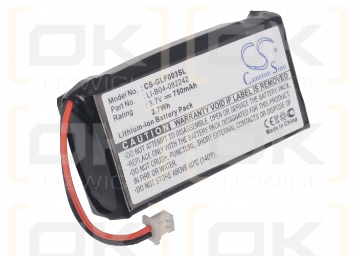 Golf Buddy DSC-GB100K / LI-B04-082242 750mAh Li-ion 3.7V (Cameron Sino)