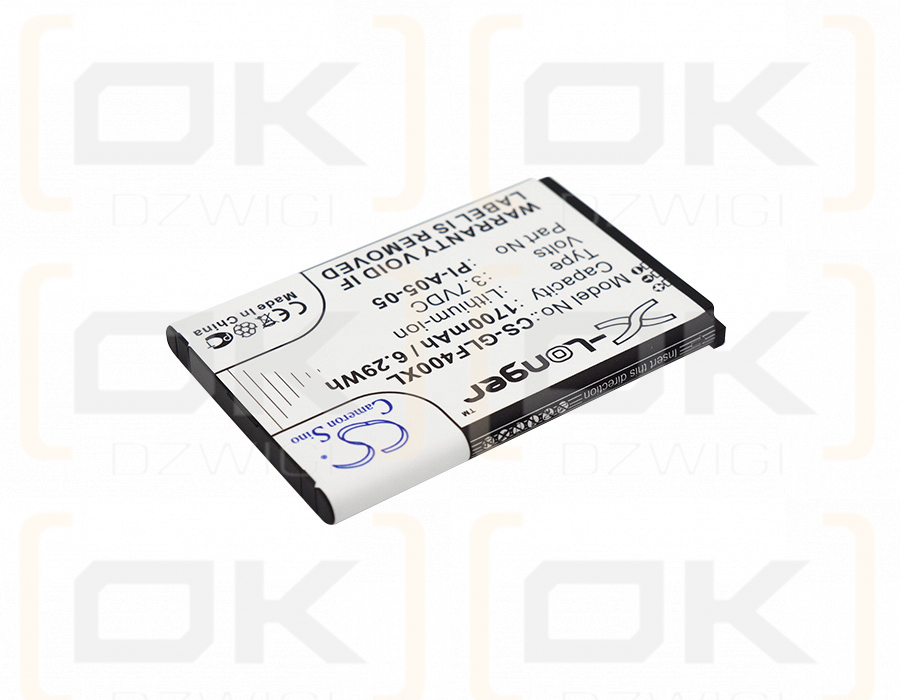 Golf Buddy DSC-GB400 / PI-A05-05 1700 mAh Li-Ion 3,7 V (Cameron Sino)