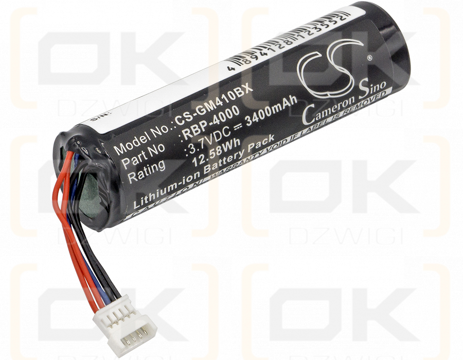 Gryphon GM4100 / 128000894 3400mAh Li-ion 3.7V (Cameron Sino)