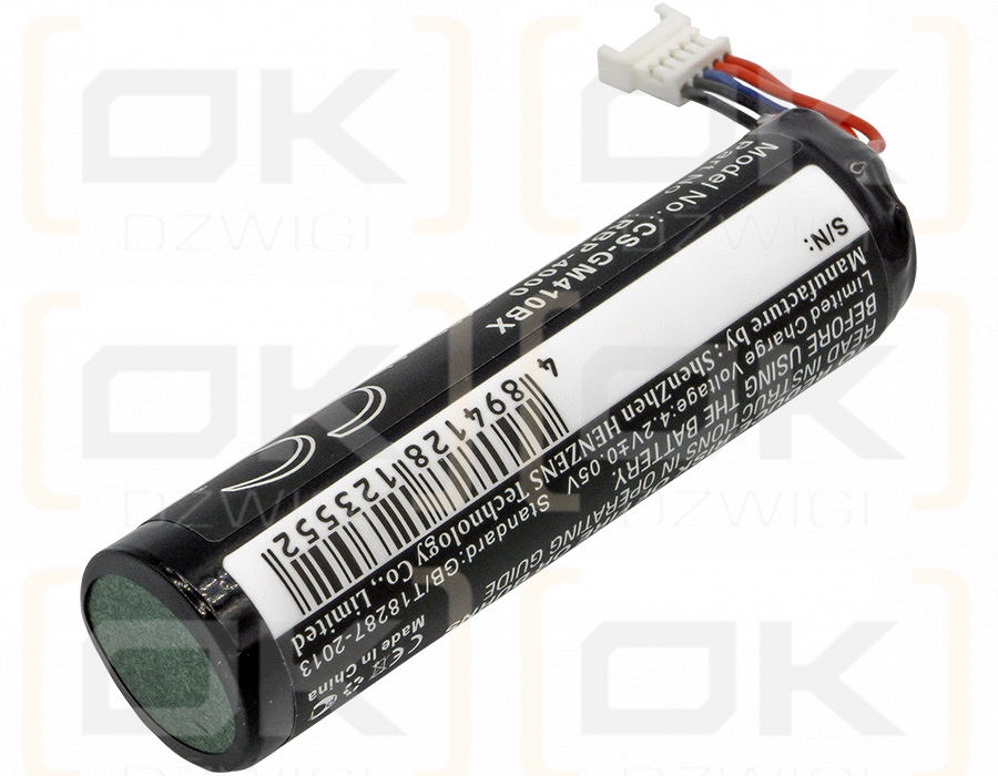 Gryphon GM4100 / 128000894 3400mAh Li-ion 3.7V (Cameron Sino)